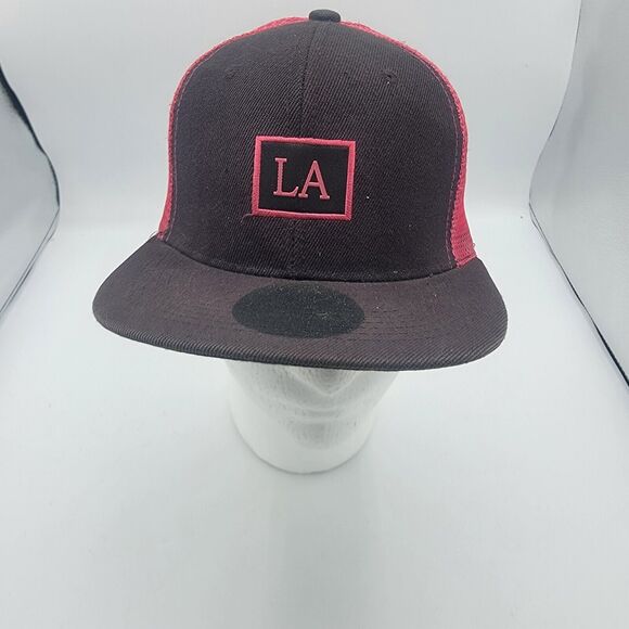 New Cap, Snapback, LA, Pink, and Black Snap Back, New No Tags Mens Or Womens - Picture 1 of 8